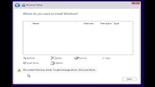 How to fix missing hard drive and partition when installing Windows 🖴 [upl. by Onaimad]