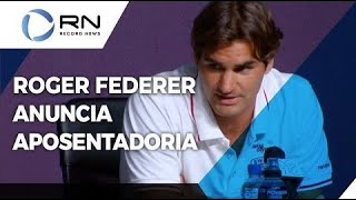 Roger Federer anuncia aposentadoria do tênis [upl. by Refinnej]