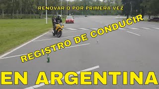 👉Licencia de Conducir MOTO 🛵 en ARGENTINA A1 A21  A22  y A3 examen teorico de manejo manejar [upl. by Normy]