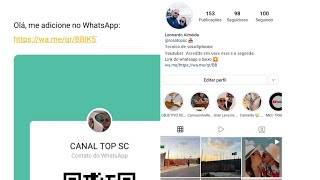 Como adicionar o link do whatsapp na bio do Instagram sem ter que usar outros aplicativos ou site [upl. by Oinimreh]