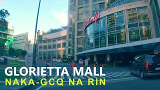 Glorietta Walking Tour GCQ 2020 Makati Philippines [upl. by Helsie]