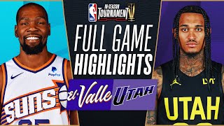 SUNS at JAZZ  NBA INSEASON TOURNAMENT 🏆  FULL GAME HIGHLIGHTS  November 17 2023 [upl. by Asina307]