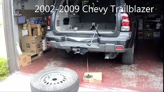 Chevrolet Trailblazer spare tire removal [upl. by Vogeley]