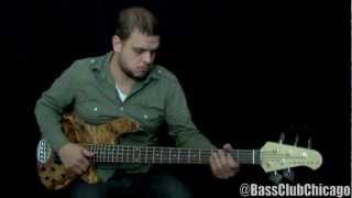 Lakland 5594 USA Deluxe Burl Top bass demo by Bass Club Chicago [upl. by Brandais]