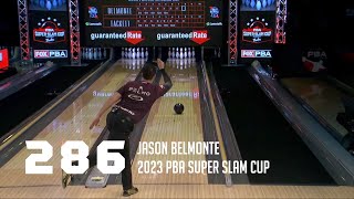 PBA Nearly Perfect  Jason Belmonte vs EJ Tackett in the 2023 PBA Super Slam Cup Finals [upl. by Emee]