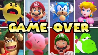 100 Nintendo Switch Deaths amp Game Over Screens [upl. by Sheeb789]