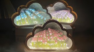 diy tulip cloud light tutorial [upl. by Eilhsa970]