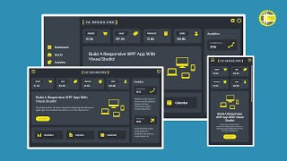 WPF  Responsive UI Design  MVVM  XAML  C  Tutorial [upl. by Alberic966]