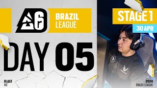 BLAST R6  Brazil League 2024  Stage 1  Day 5 [upl. by Tteraj]