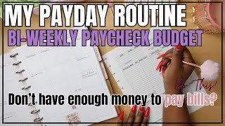 BIWEEKLY PAYCHECK BUDGET  HOW TO PAY BILLS WHEN YOU DO NOT HAVE ENOUGH MONEY [upl. by Ahsiya654]