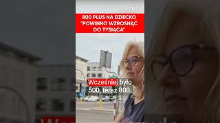 quot800 powinno wzrosnąć do 1000 złquot Kobieta jest tego pewna [upl. by Ynnavoj]