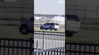 F35 jet crashes in Ft Worth pilot ejected [upl. by Llertniuq]