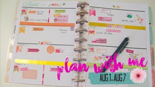 Plan with me The Happy PlannerHorizontal layout [upl. by Yvaht]