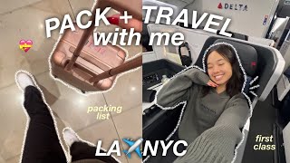 PACK  TRAVEL WITH ME TO NEW YORK [upl. by Mellisa]