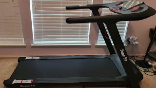 GYMAX 475HP Folding Treadmill Review Very high quality very solid great to walkrun on [upl. by Venola]