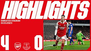 HIGHLIGHTS  Arsenal vs Everton 40  Saka Martinelli 2 and Odegaard give us all three points [upl. by Pournaras]