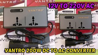 VANTRO 200W Power Inverter Review Tamil  12V to 220V AC CONVERTER Tamil  SP ELECTRONICS TAMIL [upl. by Enel119]