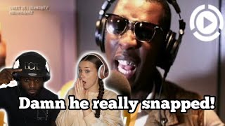 Snap Capone  Behind Barz  Link Up TV  American Couple Reacts 🔥 [upl. by Enailuj564]