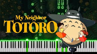 TONARI NO TOTORO  My Neighbor Totoro  となりのトトロ  Piano Cover FREE MIDI [upl. by Carisa116]