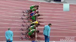 Mens 100m final  GOLDCOAST COMMONWEALTH GAMES 2018 [upl. by Rimisac433]