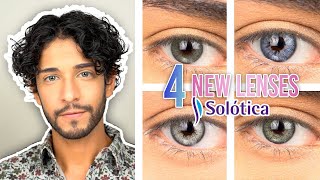 JUST LAUNCHED 4 New Solotica Contact Lenses  Natural Colors Jade Ipanema Safira Buzios [upl. by Hilleary]