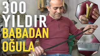 İyi Bıçak Kağıt Kesmez Keçiboynuzundan Bıçak Sapı BabakaleBıçakları [upl. by Inaliel]