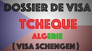 dossier de visa tcheque 2018 [upl. by Button]