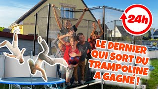 SOIRÉE PYJAMA DANS LE TRAMPOLINE le dernier qui sort gagnera [upl. by Gut838]