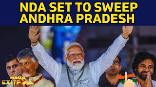 NDA Set To Sweep Andhra Pradesh  Exit Poll Predictions For Lok Sabha Polls 2024  NewsN18EP [upl. by Ahsikal]