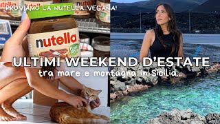 ULTIMI WEEKEND DESTATE  ASSAGGIO LA NUTELLA VEGANA  tra mare e Etna in Sicilia  maria silvestro [upl. by Pope980]