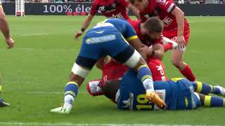 TOP 14  Essai de Julien HERITEAU RCT  RC Toulon  ASM Clermont  J21  Saison 20212022 [upl. by Reywas]