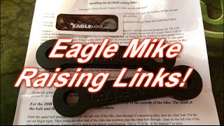 KLR 650  Eagle Mike RL1 Raising Links Install [upl. by Trinia]