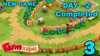 Farmscapes Story Walkthrough Gameplay  Day 2 Completed  Part 3 [upl. by Leavelle]