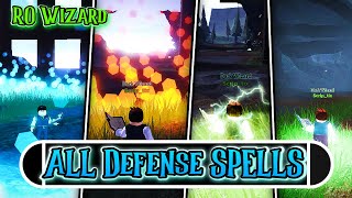 ALL Defense Spells in RO Wizard [upl. by Naval451]