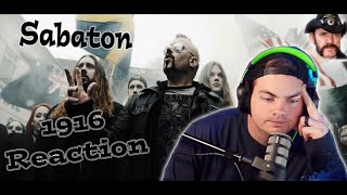 Sabaton  1916  Metalhead Reacts  They did Lemmy Proud this is AMAZING [upl. by Bremser]