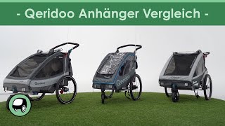 Großer Qeridoo Fahrradanhänger Vergleich  QUPA  Sportrex  Kidgoo [upl. by Notloc]