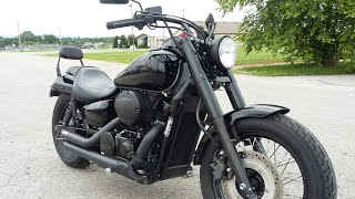 2010 honda shadow phantom with vance and Hines exhaust [upl. by Wanids245]