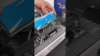 Intel i512490F🔥 with Intel Arc 750👍 pcbuild ASMR shorts [upl. by Clarice]