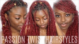 8 SUPER CUTE PASSION TWIST STYLES [upl. by Bradman217]