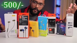 Top 7 Budget Earphones TEST  Must watch Before Buy [upl. by Nicolle]