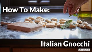 How to Make Italian Gnocchi with Pesto Sauce [upl. by Eppie]