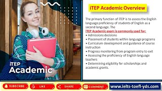 ALL ABOUT ITEP ACADEMIC [upl. by Akiv]