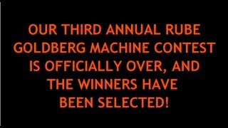 Rube Goldberg Machine Contest 2013 Winners [upl. by Filipe]