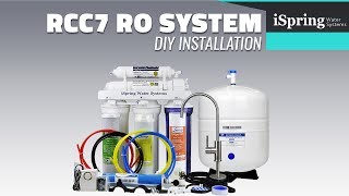 Installation  iSpring RCC7 Reverse Osmosis Water Filter System [upl. by Travus]