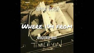 Tml Vibez Ft Seyi Vibez  Where Im From OPEN VERSE Instrumental  Hook [upl. by Kcirrez]