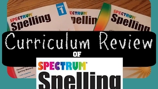 Spectrum Spelling Workbooks  Homeschool Curriculum Review [upl. by Jan260]