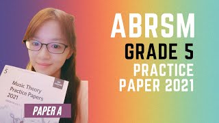 ABRSM  2021 A Practice Paper Grade 5 Music Theory Exam  Answered And Explained Walkthrough ✨ [upl. by Eineg]