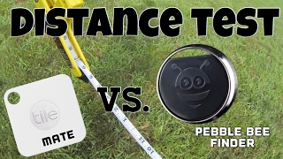 Tile MATE vs PebbleBee FINDER  Distance Test [upl. by Peter]