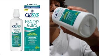 CloSYS Healthy Gums Oral Rinse Mouthwash Review [upl. by Ehrsam39]