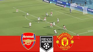 Arsenal vs Manchester United  Friendly Match 2024  ⚽ Full Match Live Highlights En Vivo Resumen⚽ [upl. by Sucramej806]